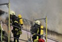 Dachstuhlbrand Koeln Poll Geislarerstr P302